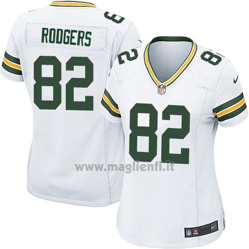 Maglia NFL Game Donna Green Bay Packers Rodgers Bianco